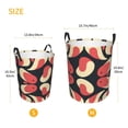 thumbnail image 3 of Drops Pattern Laundry Hamper Small Storage Basket/Toy Organizer/Dirty Clothes Bucket, 3 of 5