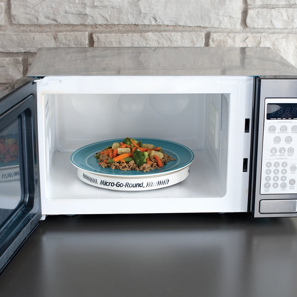 Nordic Ware Compact Micro-Go-Round, BPA-free and Melamine Free Plastic, 5 Year Warranty, 9.13" X 9.13" X 0.06"