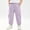 Purple, variant on DJDLJWCJ Boys Cargo Pants 3-13 Multi-Pockets Lightweight School Uniform Pants Elastic Waist Baggy Pants Brown Size 10