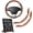 Champagne*2, variant on Carbon Fiber Silicone Anti-Slip Car Steering Wheel Cover Universal Fit for 14–16 in Wheels Carbon Fiber Wrap Real Racing Design Protective Interior Accessories for Cars, Suvs, Trucks(Black*2)