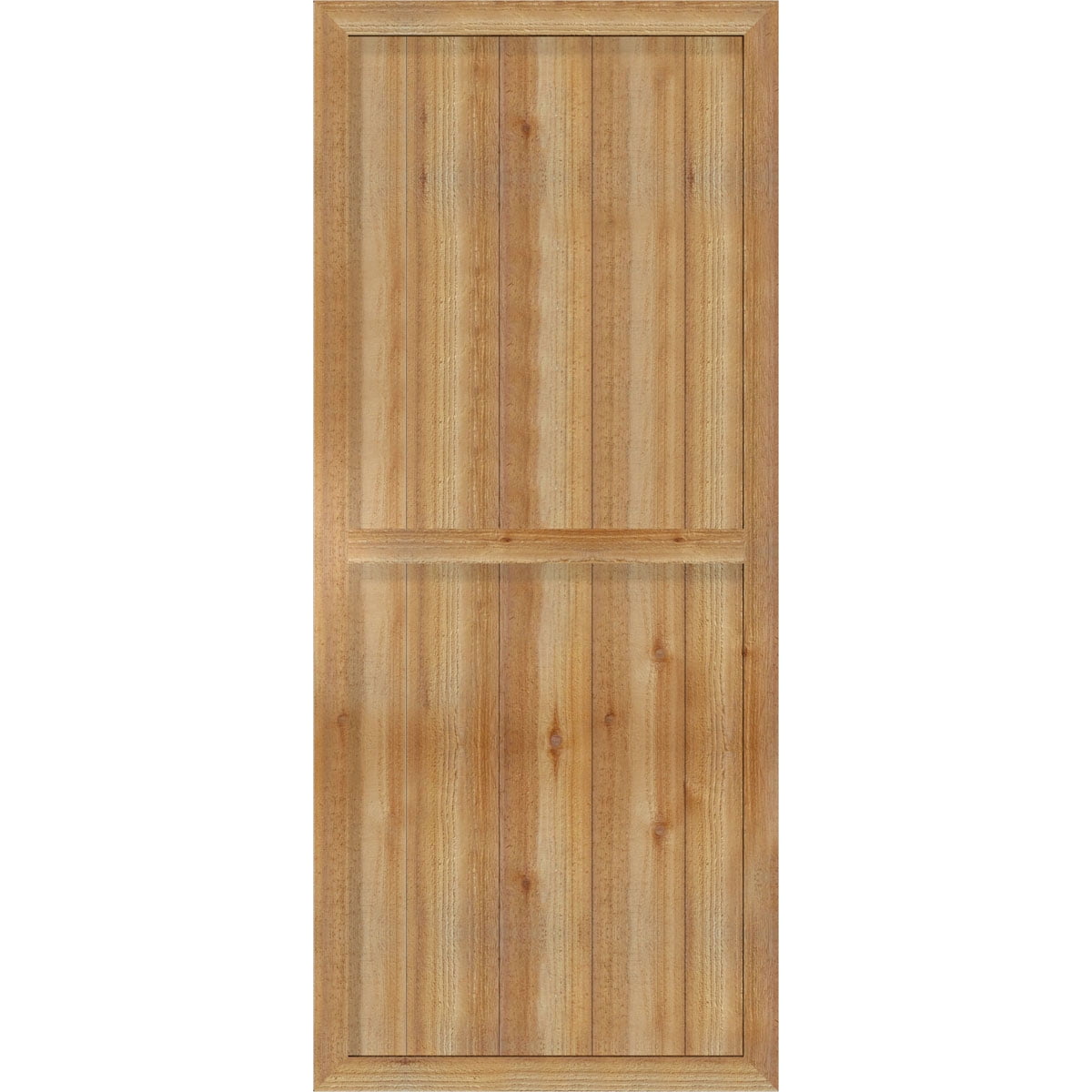 26 7/8"W X 63"H Timbercraft Five 5 3/8" Boards Framed Board-N-Batten Shutters, Rough Sawn Western Red Cedar (Per Pair)