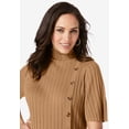 thumbnail image 5 of Jessica London Women's Plus Size Button Front Sweater Dress, 5 of 6