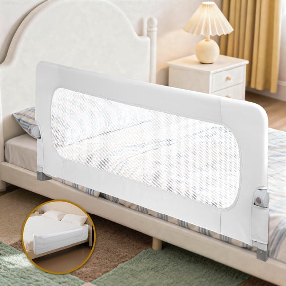 VIKUA 69in Bed Rail for Toddlers , Adjustable Height
