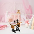 thumbnail image 5 of 1pc 1:12 Delicate Miniature Sewing Machine Model Doll House Decorative Ornament, 5 of 6