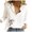 Qz-24-Blanc, variante sur Wyzesi T-Shirt Personnalisé Concevez Votre Propre Logo T-Shirt pour Femme Ample à Boutons Uni à Col à Revers Manches Longues T-Shirt Blouse Hauts T-Shirt Oversize Femme T-Shirt Rayé Manches Longues