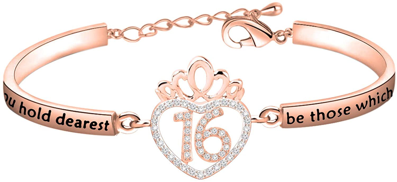 Birthday Bracelet 12th 13th 16th 18th Birthday Jewelry Gift Inspirational Bracelet Happy Birthday Gift For Daughter Best Friend