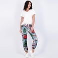 thumbnail image 4 of Women Baggy Christmas Printed Sweatpants Tapered Leg Drawstring Lounge Joggers with Pockets, Casual Jogging Pants Fall Clothes, 4 of 6