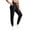 Black, variant on Womens Workout Sweatpants Drawstring Elastic Waist Jogger Pants with Pockets Gym Casual Purple L