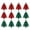 Red Green, variant on Shoreew 6/12Pcs Christmas Tree Cutlery Holder Bag Spoon Fork Dinner Flatware Cover Pouch Xmas Festival Holiday Party Dining Table Decoration Party Supplies