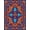 Orange, Pattern 4, variant on ODIKA 4' x 6' Machine Washable Non-Slip Area Rug, Moroccan quatrefoil High Traffic Rug, Green, 718290
