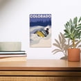 thumbnail image 2 of Snowmobile Scene, Colorado Birch Wood Wall Sign (6x9 Rustic Home Decor, Ready to Hang Art), 2 of 5