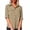 Khaki, variant on Lenpel Women's Button down Shirts Long Sleeve Collared Textured Outdoor Hiking Travel Tops Loose Casual Blouses with Pockets(Beige,X-Large)