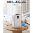 thumbnail image 5 of OHHANI Dehumidifier 85 oz Large Capacity, 500 sq.ft. Touch Control, Timer and Auto Shut-Off, Suitable for Bedrooms Basements and Garages, 5 of 8