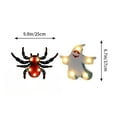 thumbnail image 4 of 1 Set 2pcs Halloween Party Decorative LED Night Light Party Decorative Lamp Creative Shape Design LED Atmosphere Light for Halloween Haunted House without Battery (Red White), 4 of 8