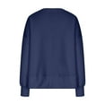 thumbnail image 5 of Mifsaly Womens Pullover Sweatshirt Oversized Thick Warm Long Sleeve Sweatshirts Pleated Side Plit Baggy Tops with Thumb Hole 2025 Fashion Workout Outfits, 5 of 6