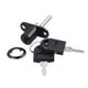 thumbnail image 1 of Moyic El cilindro de cerradura rotatorio de aleación de zinc de plata para archivadores fácil instala la cerradura de enlace de resistencia Herramientas y ferretería Negro 19MM, 1 of 6