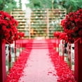 thumbnail image 4 of 12 Bags Artificial Rose Petals, Non-Woven Flower Petals for Romantic , Wedding, Party, Valentine Day Decoration - Sunset red, 4 of 5