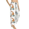 thumbnail image 2 of Xecao Animals in Transport Women's Straight Lounge Pajama Pants: The Epitome of Relaxed Sleepwear, 2 of 9