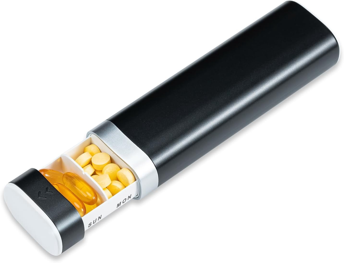 Pill Organizer Day Daily Pill Box Weekly Travel Pill Case Cute Pill Holder to Hold Vitamins Medicines Pills Supplements ()
