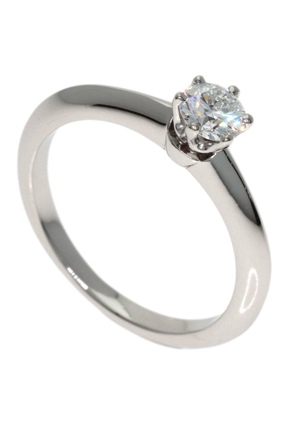 Pre-Owned Tiffany & Co. Solitaire Diamond Ring, Platinum PT950, Women's.