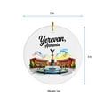 thumbnail image 5 of Yerevan Armenia Christmas Ornament, Collection of City Travel Souvenirs for Family and Friends, Christmas Tree Ornament City Travel, Trips of The Year, Christmas Ornament 2025, 5 of 5