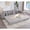 Light Gray, variant on ODUWA 111" L-Shaped Modular Couch with Ottoman, Cup Holders, Side Storage Pockets, Convertible 4-Seater Sofa Bed, Corduroy Fabric, 8 Throw Pillows