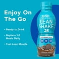 thumbnail image 6 of GNC Lean Shake 25 Protein Shake, Meal Replacement, Cookies and Cream, 25g Protein, Clinically Proven Weight Management, Ready To Drink, Zero Added Sugar, 14 oz Bottles, Pack of 12, 6 of 6