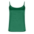 thumbnail image 4 of hotojiny Women's Silk Satin Tank Tops Loose Scoop Neck Spaghetti Strap Sleeveless Camisole Summer Basic Blouse Camis, 4 of 7