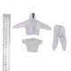 thumbnail image 4 of Ropa de acción 1/12 Sunnimix con capucha y Pantalones Camiseta para Muñeca P gris, 4 of 8