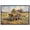 Black Frame, variant on Art Remedy Classic Landscape Canvas, 24" x 16", Gallery Wrapped, Summer Flower Wagon