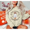 thumbnail image 6 of ALLTB Ghost Sweatshirt Women's Funny Spooky Long Sleeve Pullover Top Fall Graphic Crewneck Shirts, Halloween Outfits, 6 of 8