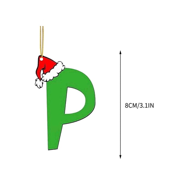 Xihbxyly Adornos Navideños de Letras Acrílicas, Vibrantes Decoraciones Navideñas, Material Duradero, Versátiles para Colgar En Árboles o Coronas, Decoración Festiva para El Hogar, Regalo Perfecto par