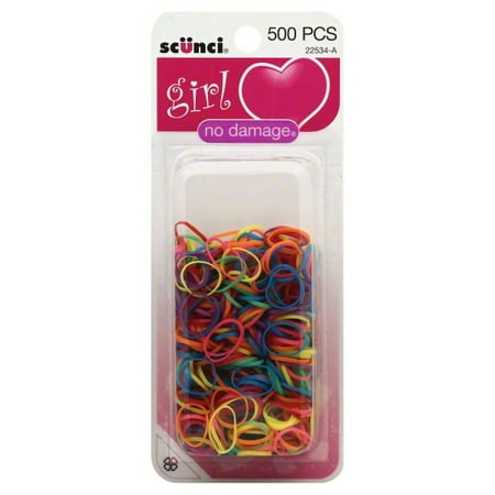 Scünci No Damage Girl Hair Bands, 500 count