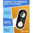 thumbnail image 6 of Clear Rear Bidet - 2 Pack, Easy Install, 6 of 8