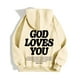 thumbnail image 5 of WILLBEST Sudaderas Deportivas para Hombre, Camisetas Informales De Manga Larga con Gráficos, Sudaderas con Capucha, Jerséis para Mujer Grande, 5 of 6