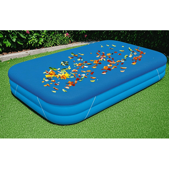 Rectangular Pool Cover Inflatable Above Ground 120 x 72