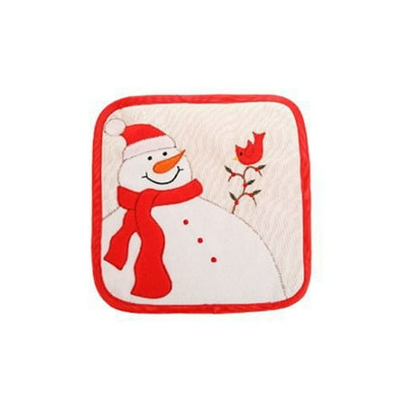 

Oven Mitts and Pot Holders Set Christmas Theme Shape Printing Non-Slip Surface Soft Cotton Lining for Cooking Grilling