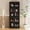 Black, variant on RichYa 71"H Kitchen Hutch Storage Cabinet,Pantry Cabinets with 4 Doors and Shelves,5 Tier Cupboard Buffet Cabinet for Dining Room,A(Black)