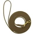 thumbnail image 2 of Viper - Biothane K9 Working Dog Leash Waterproof Lead for Tracking Training Schutzhund Odor-Proof Long Line with Solid Brass Snap for Puppy Medium and Large Dogs(Coyote Brown: W: 3/4" | L: 20 ft), 2 of 2