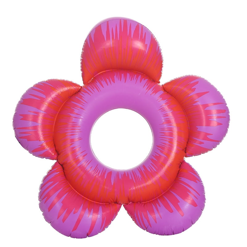 Bouée Flamant Rose Géante - Anneau De Natation Gonflable 74x70cm Pour Adulte