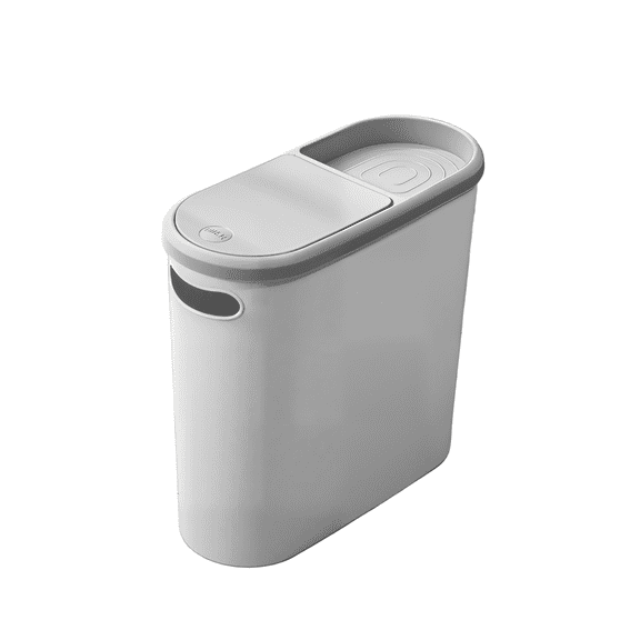 Colacoor Trash Can, Lightweight Bathroom Garbage Can with Lid for Bathroom, Bedroom, Office, Kitchen 2.64 Gallon