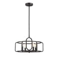 thumbnail image 3 of Savoy House Santina Convertible Semi-Flush in English Bronze, 3 of 5