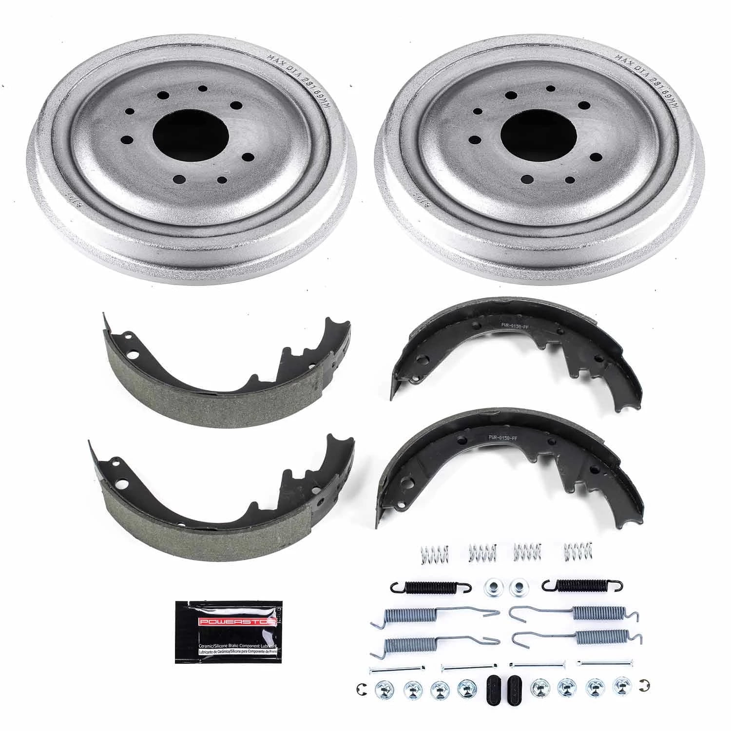 Power Stop Rear Stock Replacement Drum and Shoe Kit KOE15271DK