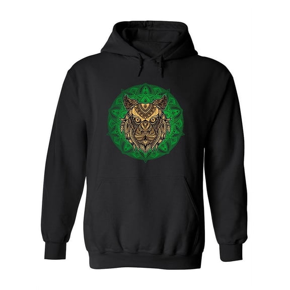 Tiger Head Mandala Hoodie Women -Image by Shutterstock, Female x-Large
