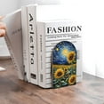thumbnail image 6 of Sikiie Starry Sky Sunflower Bookends 1 Pair, Wood Bookends for Shelves, Book Ends for Shelves, Book Shelf Holder for Home Office, 6 of 7
