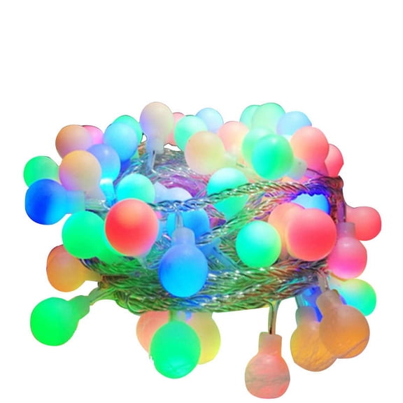 Color LED String Lights 32.8 Ft Lights With Remote Control Lightings USB Indoor Outdoor Decorative LED LightcolorPlug-in 32.8ft 100 Led