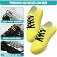 thumbnail image 3 of 6 Pairs Elastic Shoelaces with Metal Clasp Elastic Shoelaces No Tie Metal Locking Shoelaces Metal Button Shoelaces Replacement Shoe Laces for Sneakers, 3 of 6
