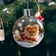 thumbnail image 4 of Adornos Navideños de Nieve para Perros | Bola de Cristal con Figuras de Cachorros con Gorro de Papá Noel | Varias Razas, Incluyendo Pastor Alemán, Chihuahua y Corgi | Decoración Colgante para Árbol d, 4 of 6