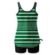 thumbnail image 4 of Traje de baño de 2 piezas para mujer, trajes de baño para mujer, traje de baño de dos piezas con estampado y lazo para mujer de tallas grandes, shorts de baño para mujer, 4 of 6