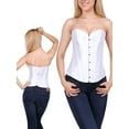thumbnail image 1 of LELINTA Women's Vintage Lace-up Boned Overbust Corset Bustier Bodyshaper Top Shapewear Plus Size S-6XL 7 Clor, 1 of 6